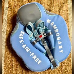 Mambo baby pool float blue purple non inflatable 3-24 months 13-40 pounds